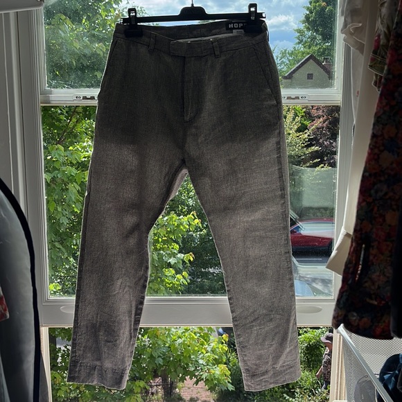 Hope Stockholm Kristy Edit Trouser in Brown Dogtooth. - Picture 4 of 6